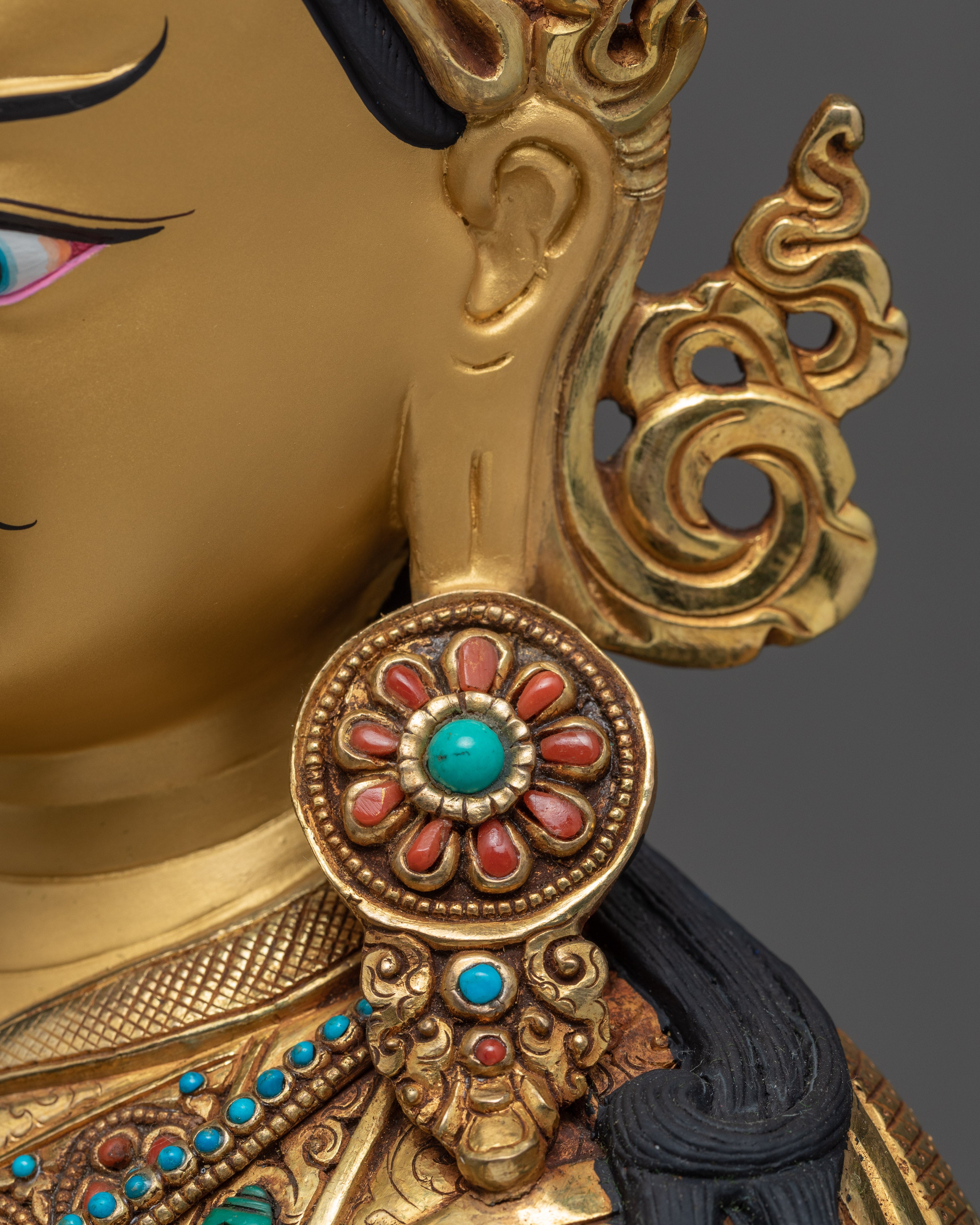 Guru Rinpoche Statue | Traditional Buddhist Sculpture | Padmasambhava Statue