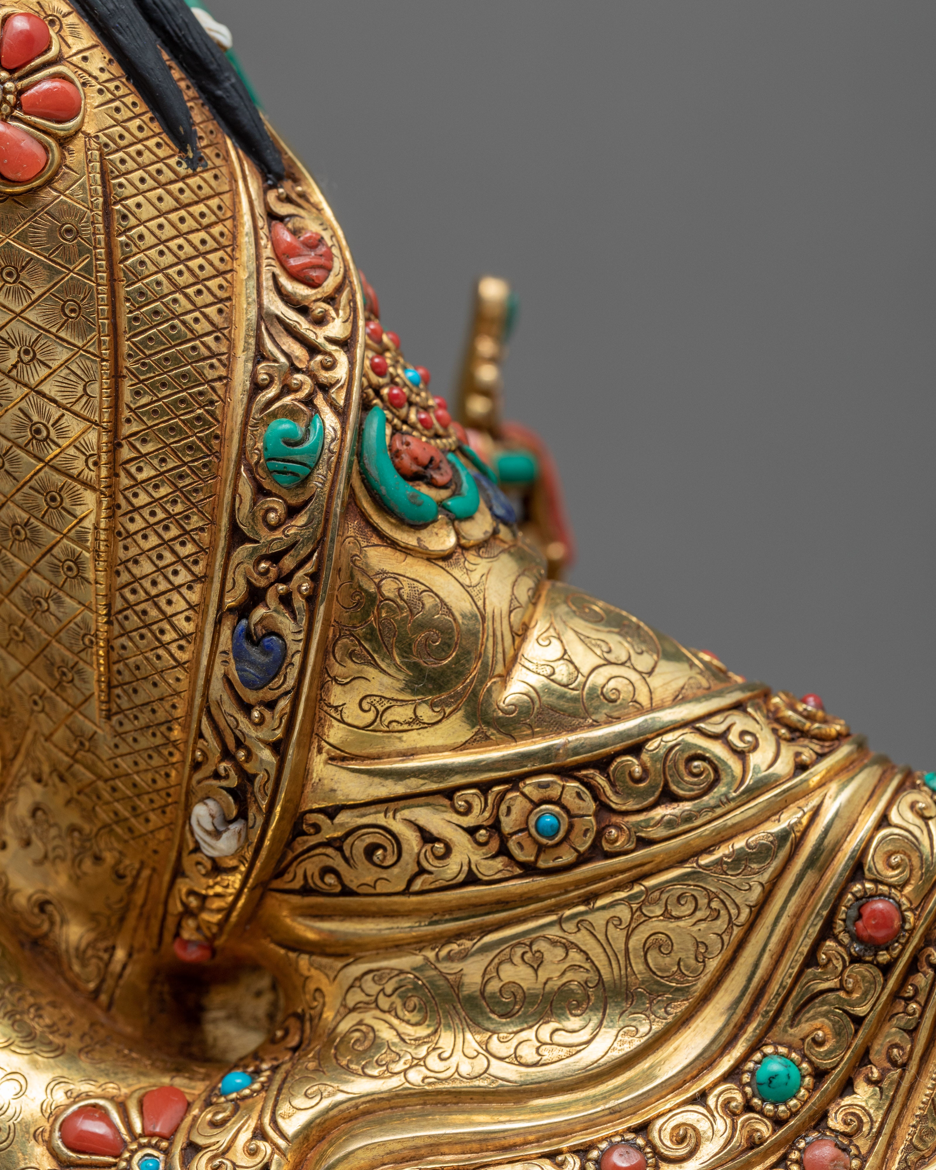 Guru Rinpoche Statue | Traditional Buddhist Sculpture | Padmasambhava Statue