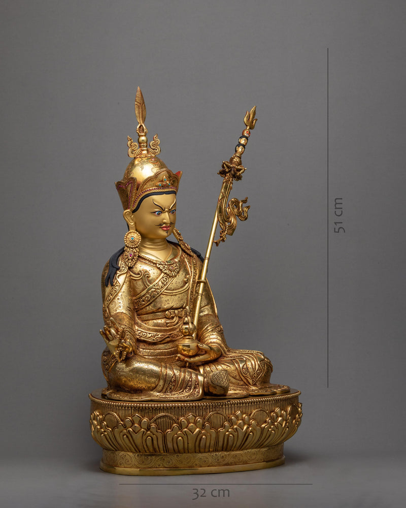 Buddha Padmasambhava |  Buddhist Artwork Statue | The Lotus Born Master