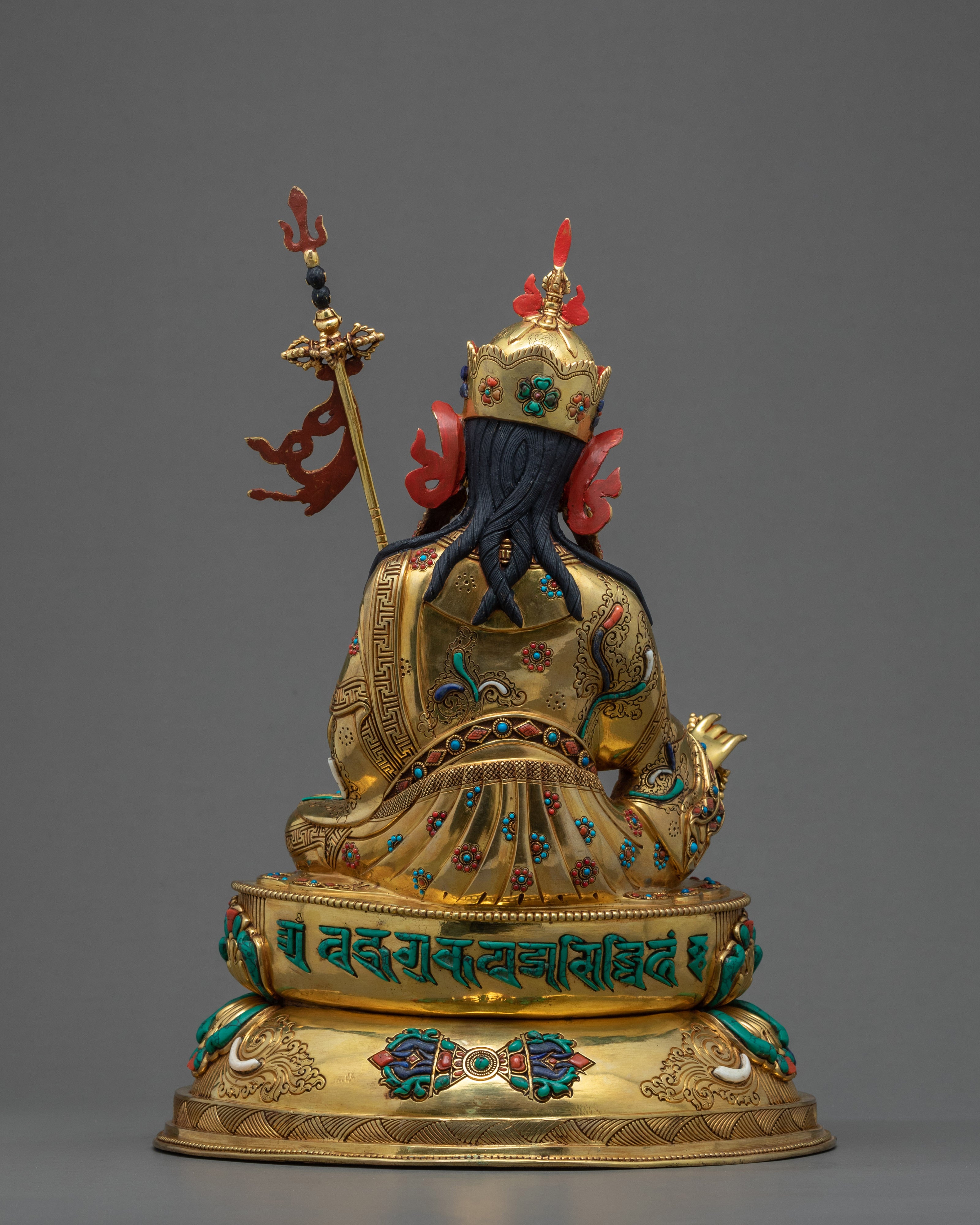 Guru Rinpoche Padmasambhava | Tibetan Hand-carved Sculpture