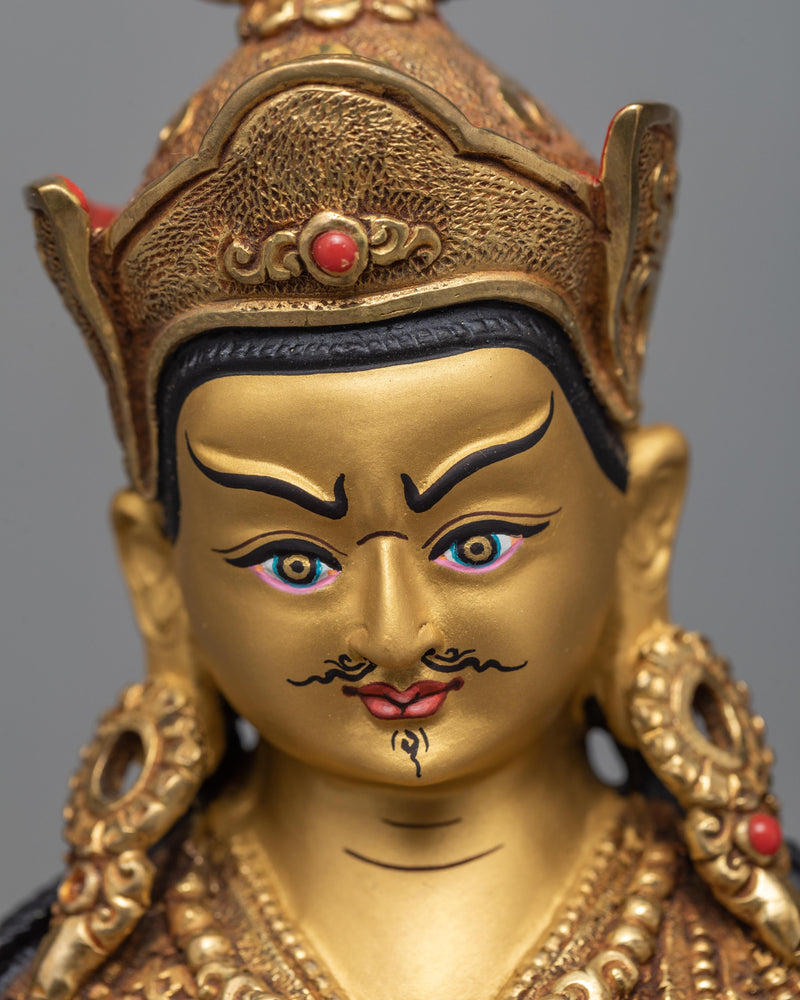 Guru Rinpoche | Gold Plated Padmasambhava Statue