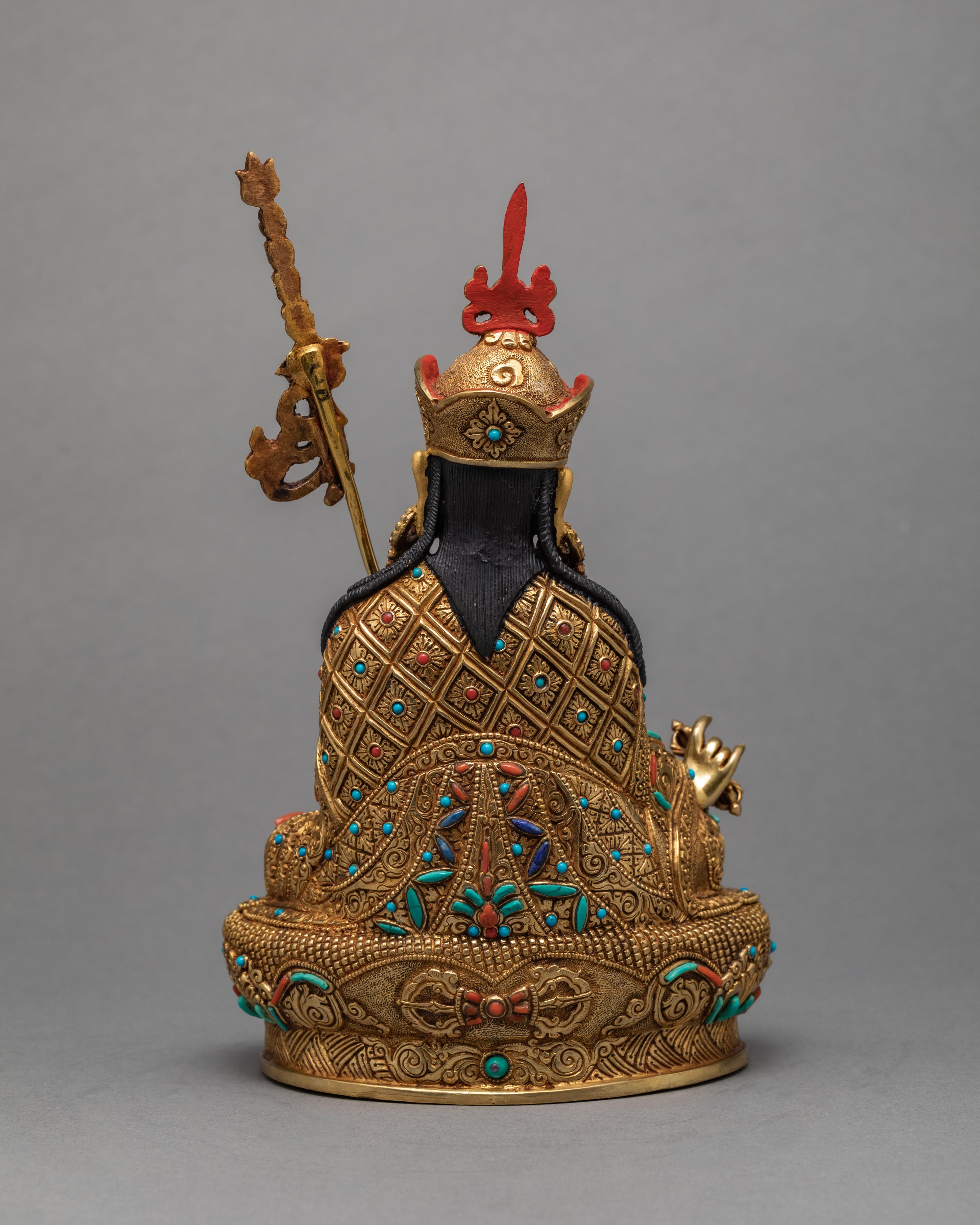 Guru Rinpoche | Gold Plated Padmasambhava Statue