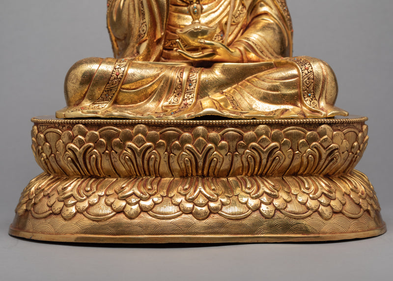 Padmasambhava Statue | Gold Plated Sculpture | Himalayan Art