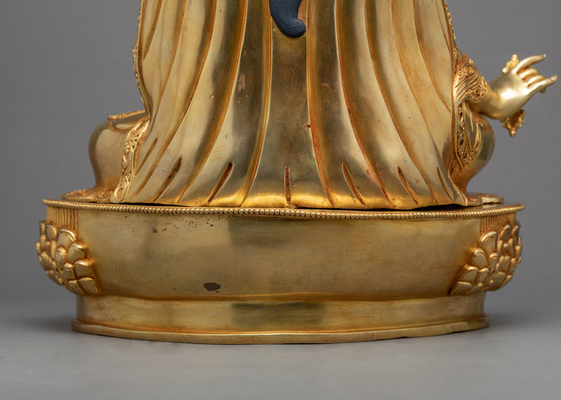 The Lotus Born Guru Rinpoche | Hand Carved Himalayan Statue