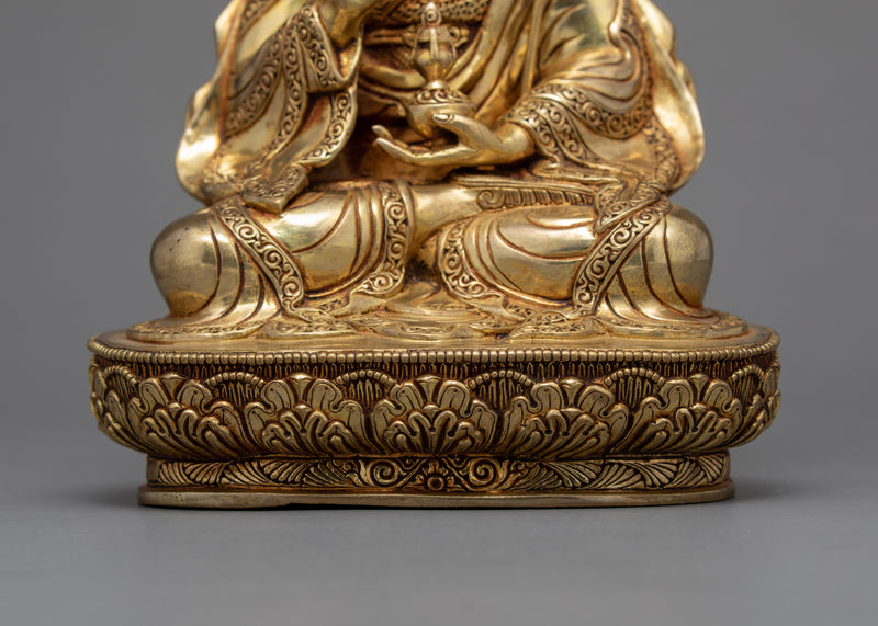 Indoor Guru Rinpoche Sculpture | Traditional Buddhist Statue