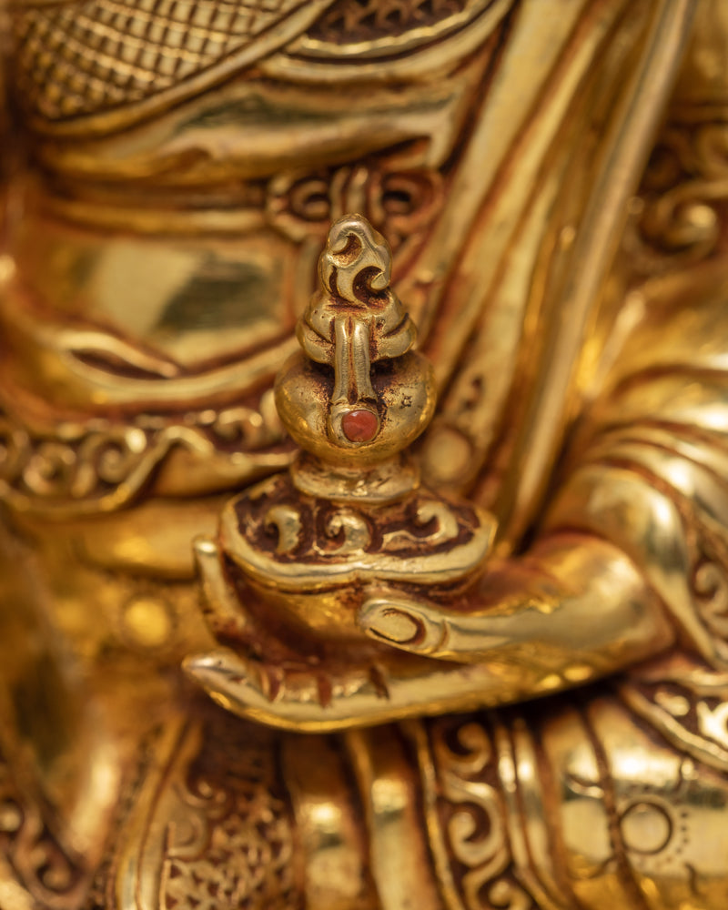 Padmasambhava Statue | 24k Gold Glided | Himalayan Art