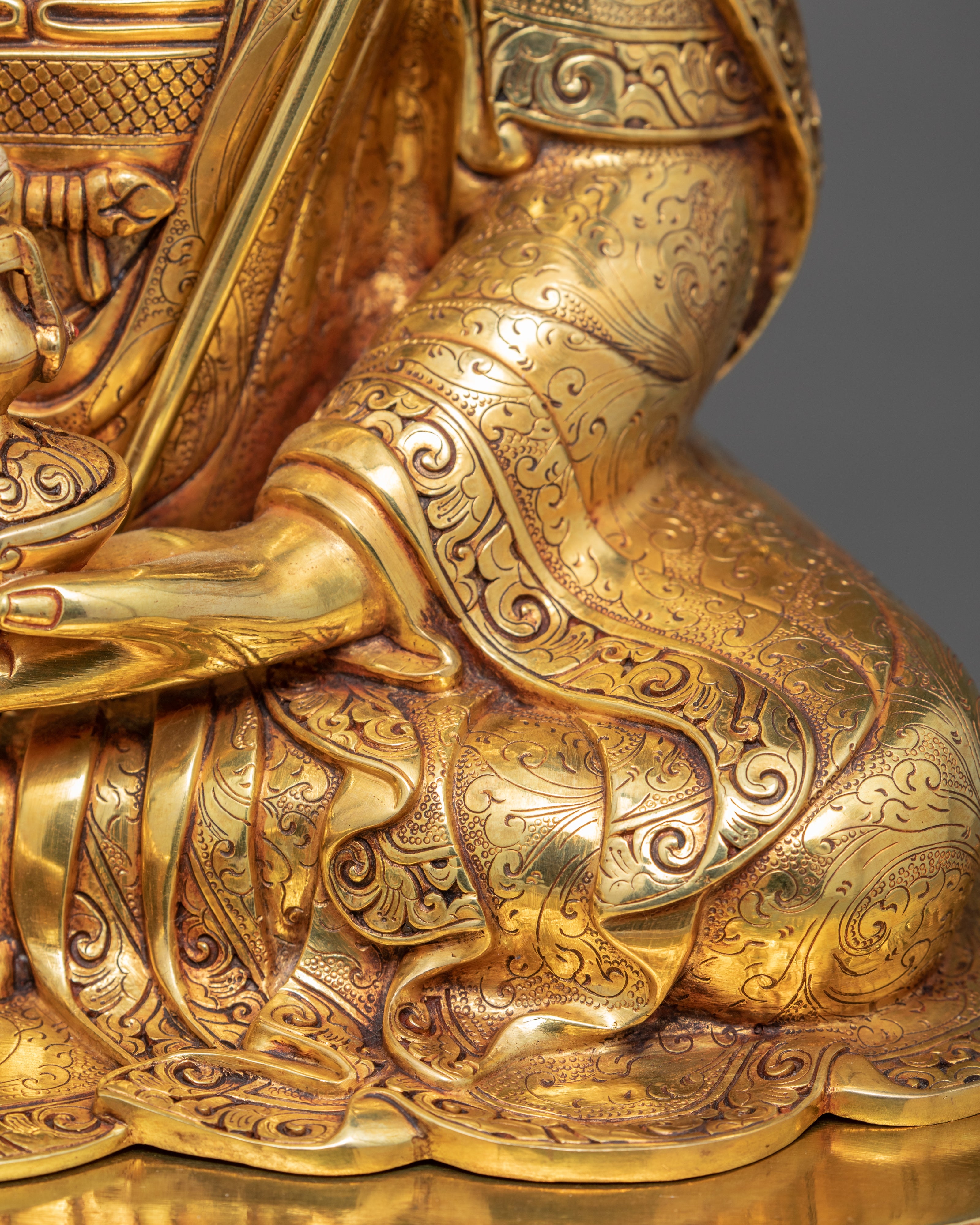 Guru Rinpoche Padmasambhava Statue | Traditional Hand Carved Sculpture