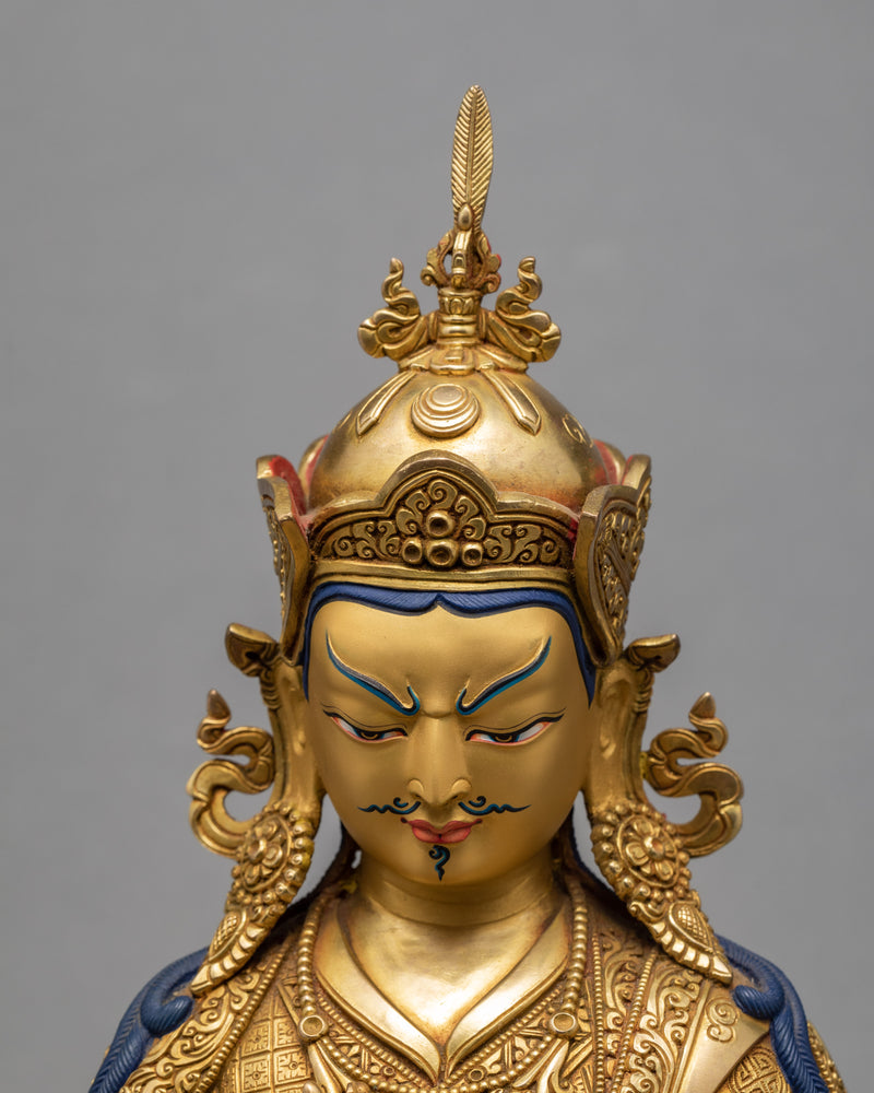 Handmade Padmasambhava Statue | Guru Rinpoche | Himalayan Buddhist Sculpture
