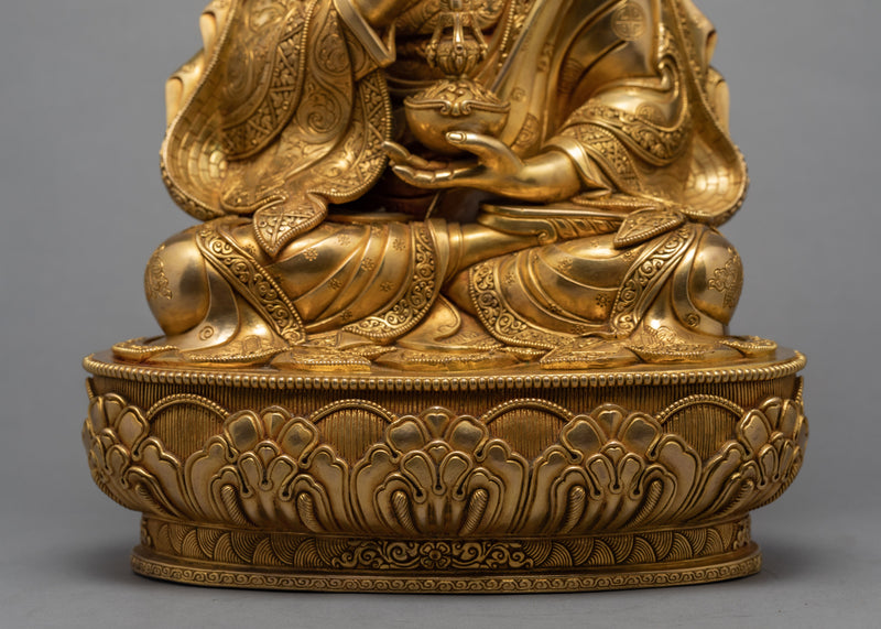 Handmade Padmasambhava Statue | Guru Rinpoche | Himalayan Buddhist Sculpture