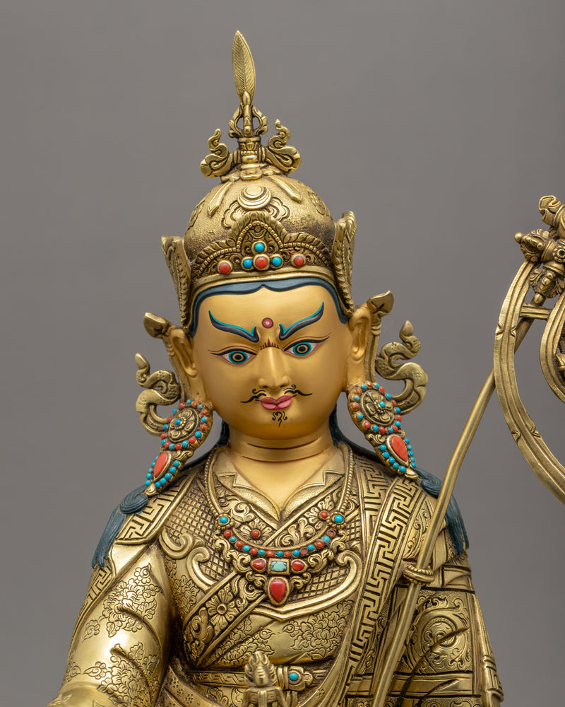 Guru Padmasambhava Statue | Traditional Himalayan Art of Nepal