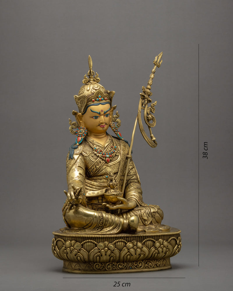 Guru Padmasambhava Statue | Traditional Himalayan Art of Nepal