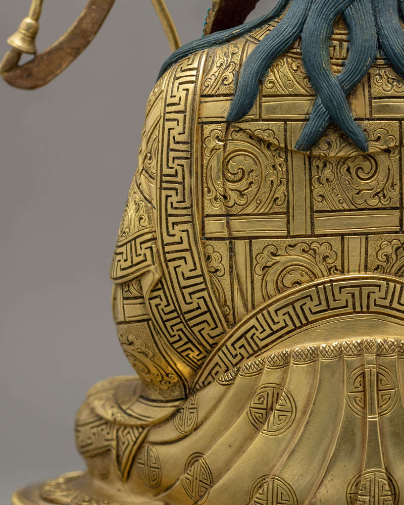 Guru Padmasambhava Statue | Traditional Himalayan Art of Nepal