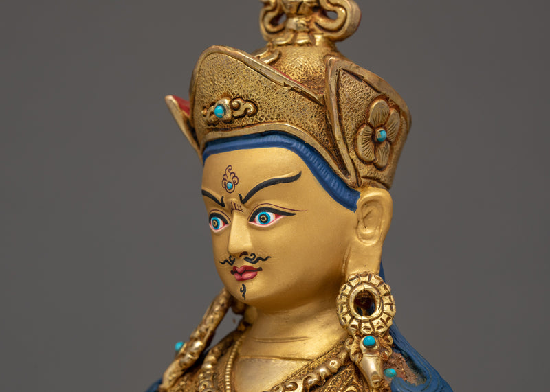 Tibetan Tso Pema Sculpture | Buddha Padmasambhava Statue