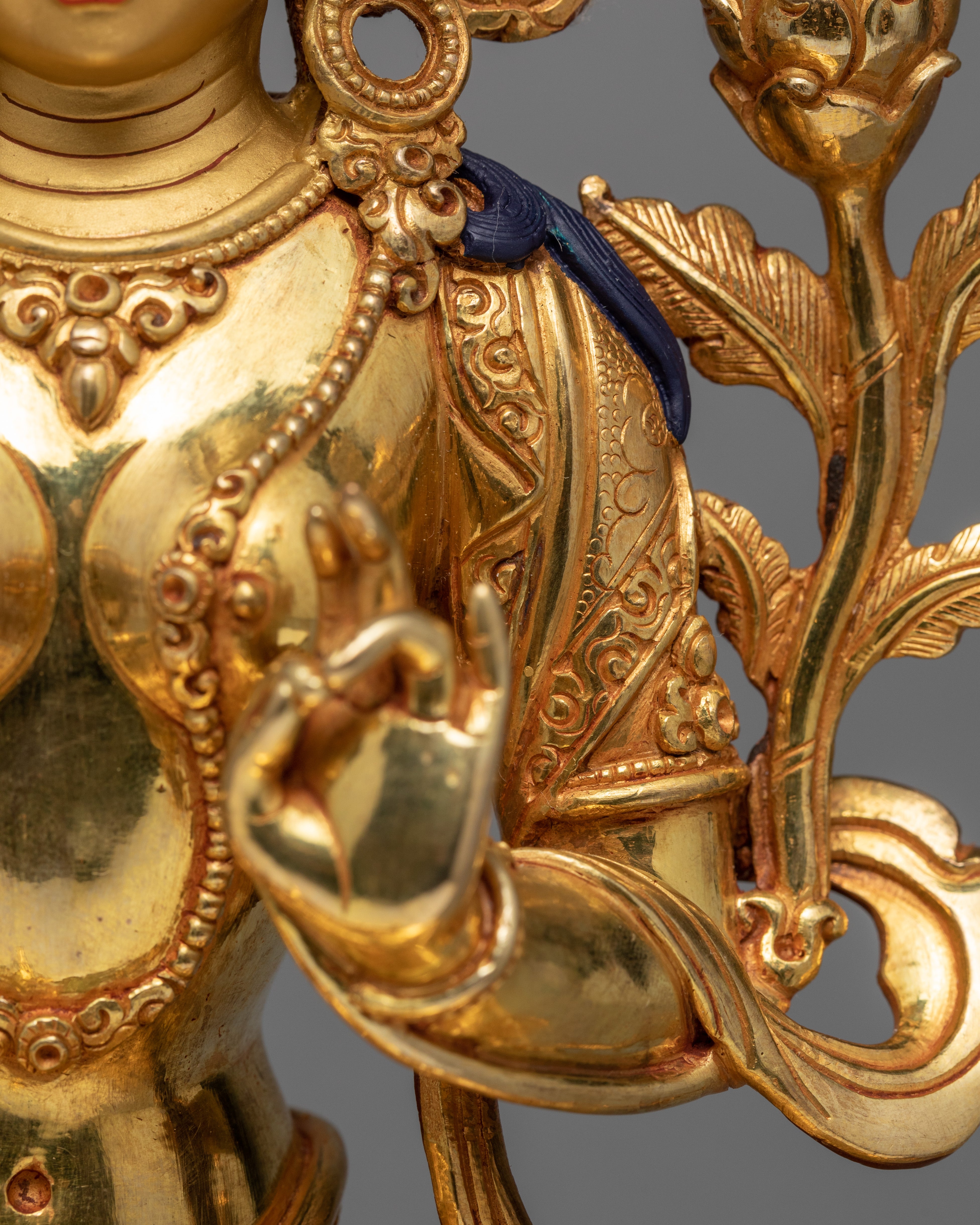 Green Tara Statue | Tibetan Buddhist Deity | Small Beautiful Tara