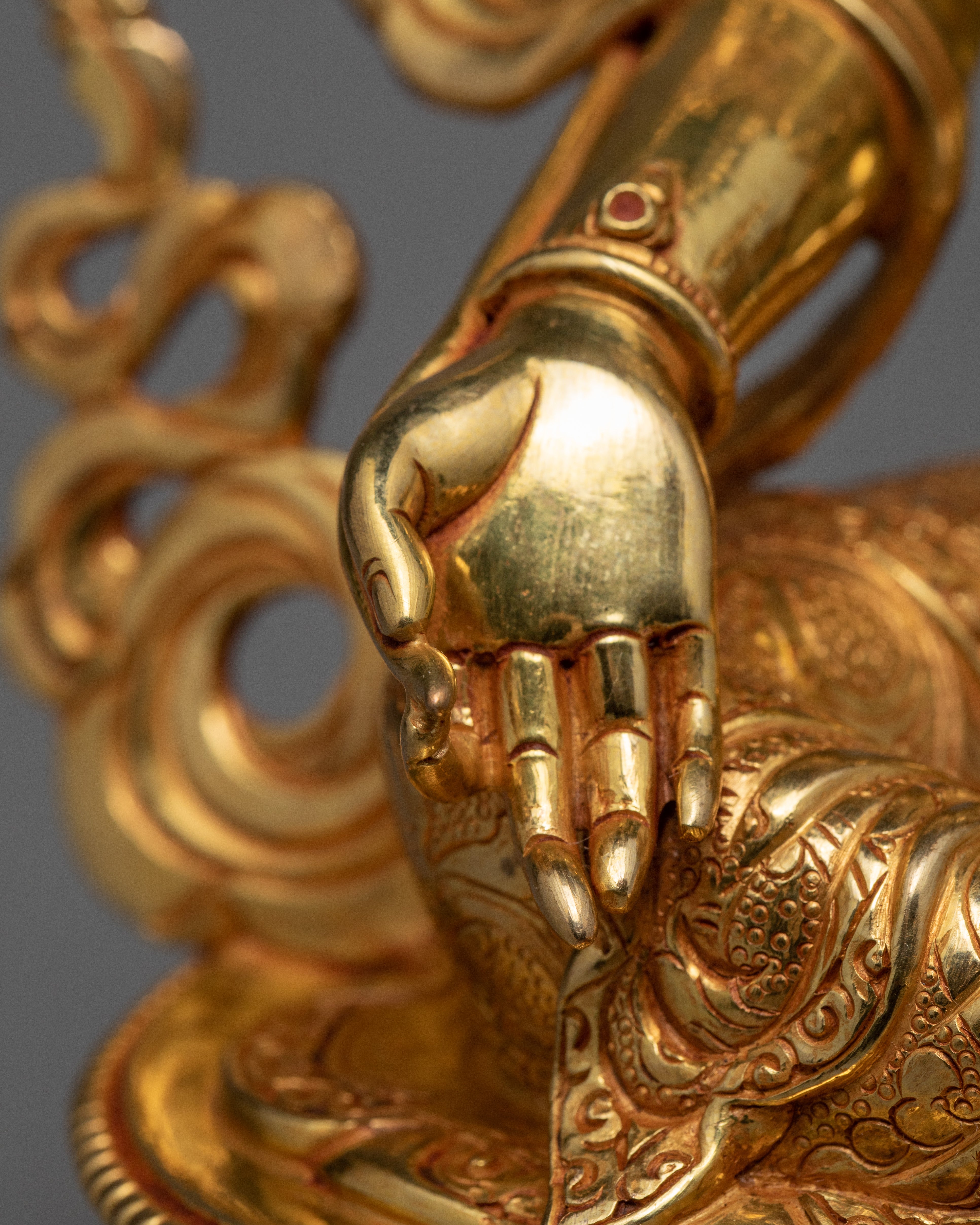 Green Tara Statue | Tibetan Buddhist Deity | Small Beautiful Tara