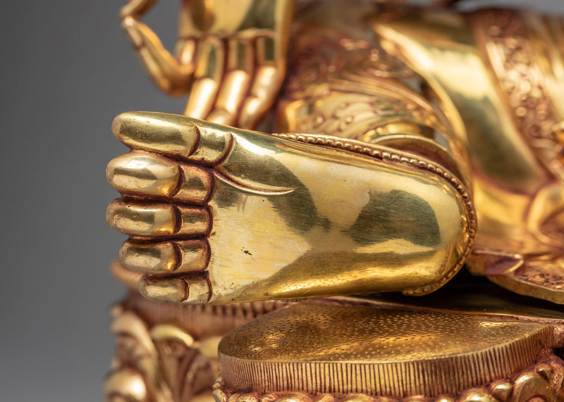 Tibetan Green Tara Statue | Himalayan Sculpture Art