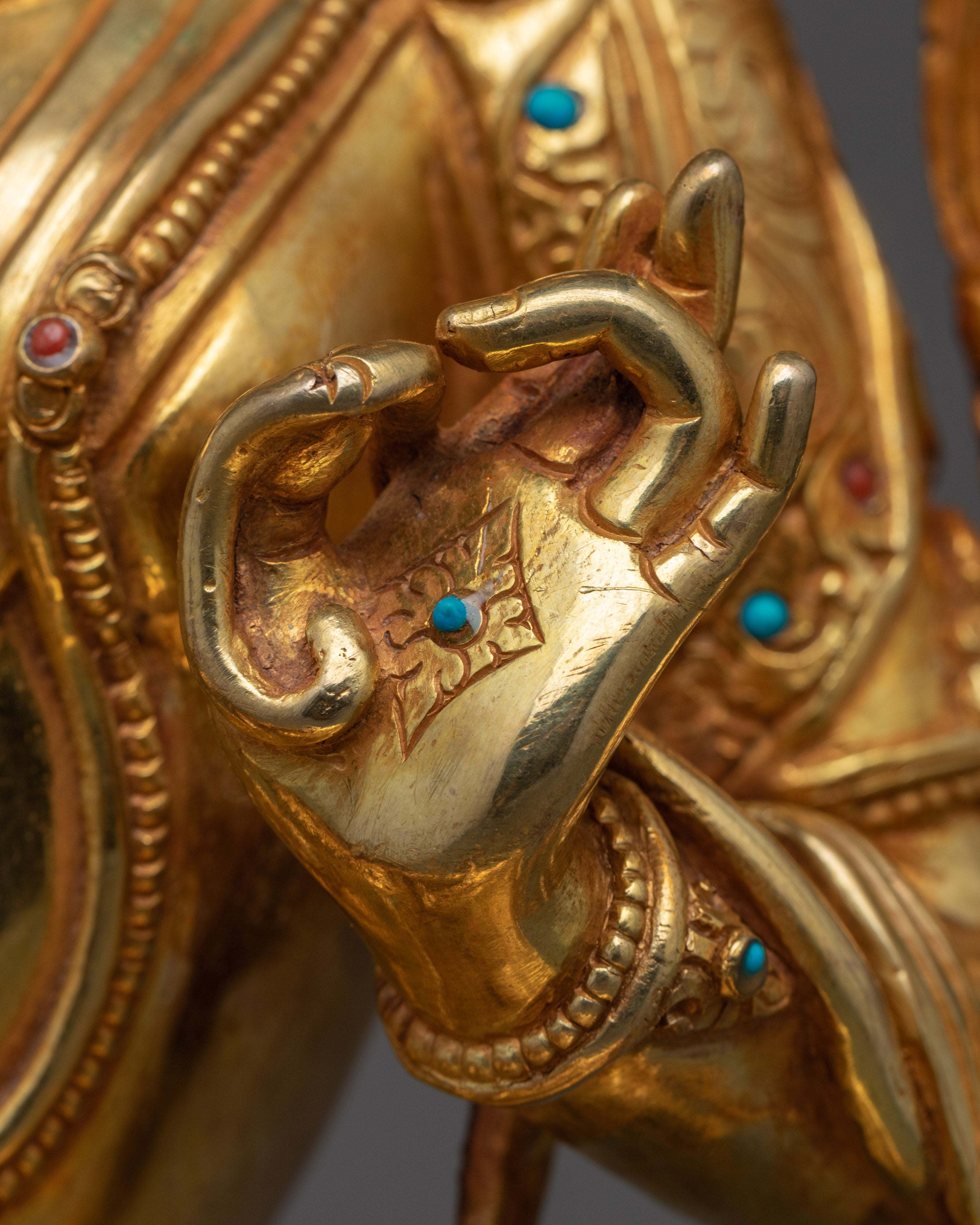 Tibetan Sgrol-ljang Statue | Self Born female Buddha
