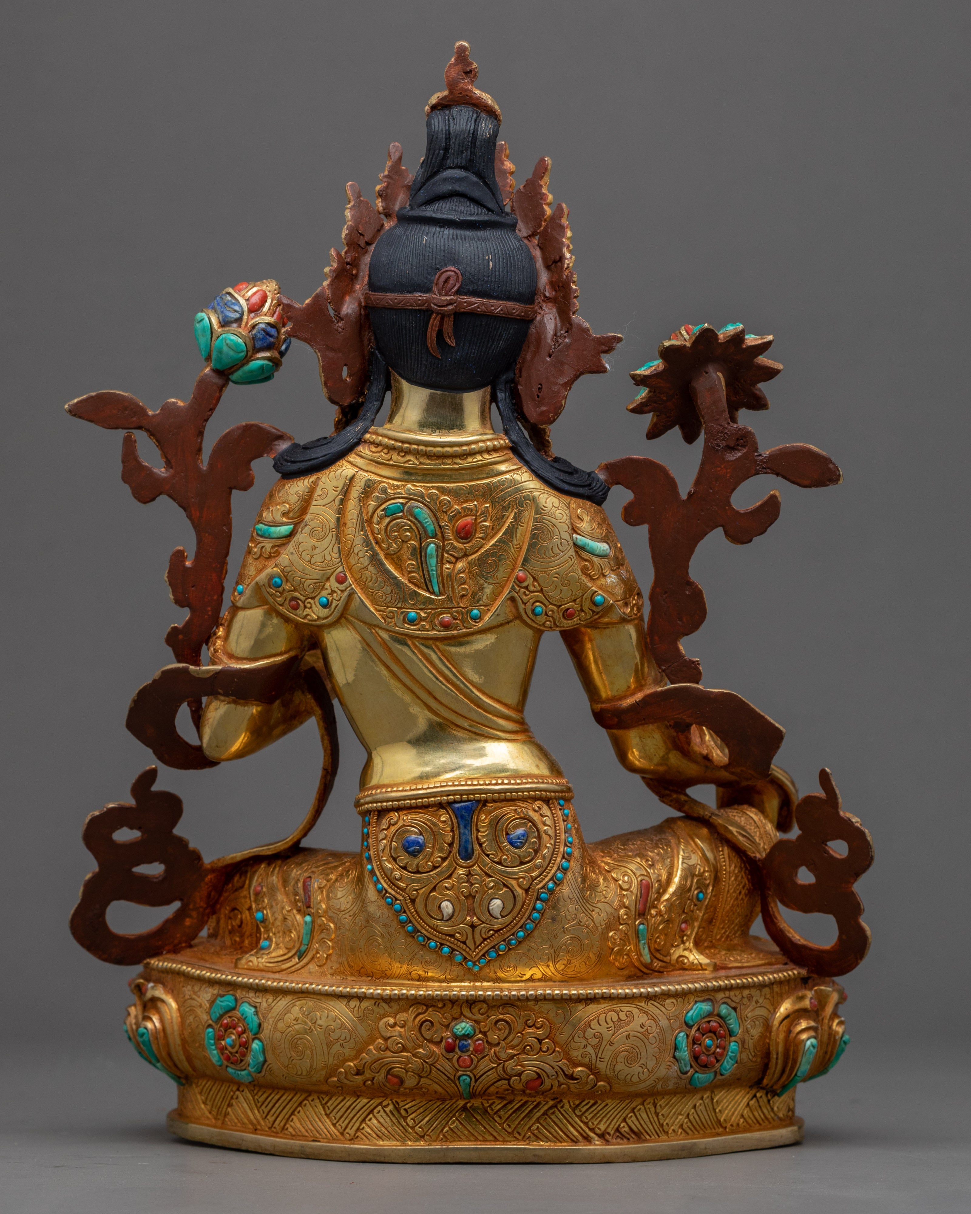 Tibetan Sgrol-ljang Statue | Self Born female Buddha