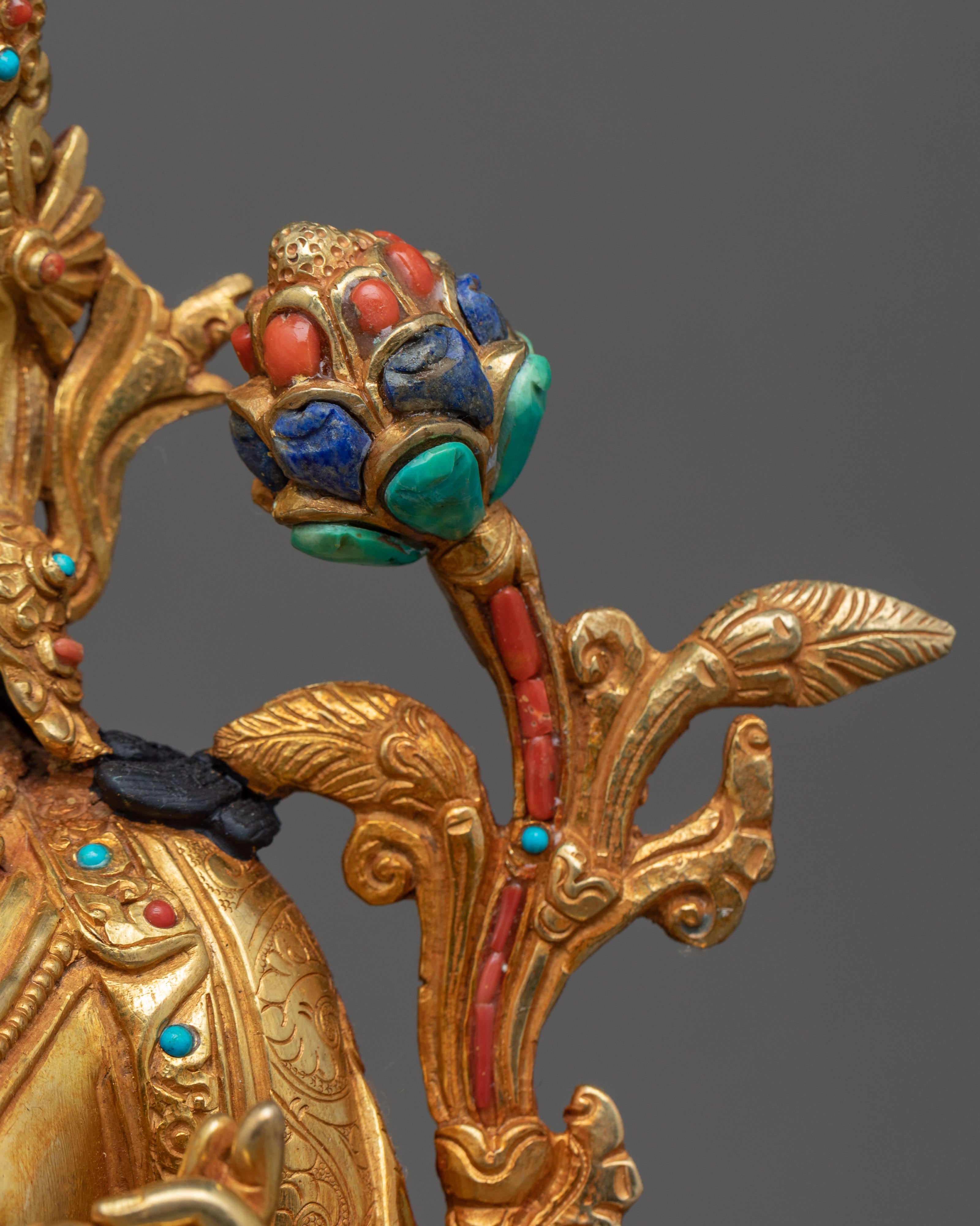 Tibetan Sgrol-ljang Statue | Self Born female Buddha