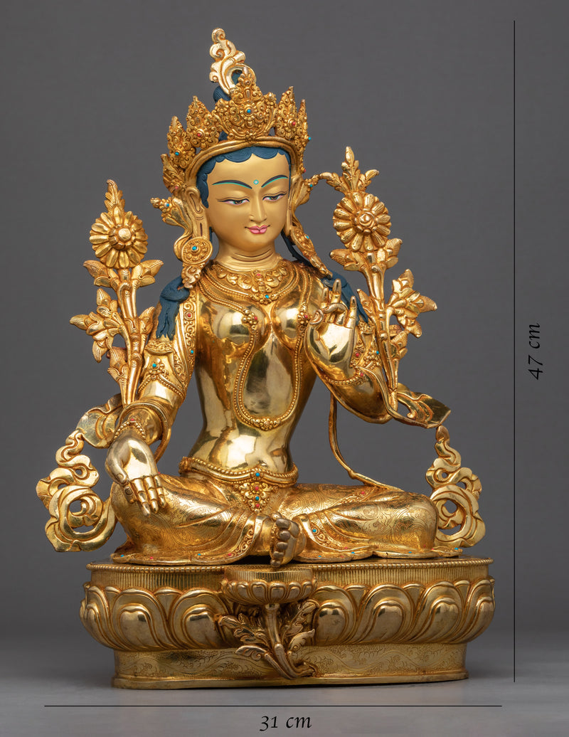 Green Tara Goddess | Mother of Compassion | Himalayan Art