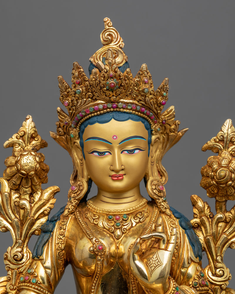 Female Buddha Sculpture | Himalayan Buddhist Artwork