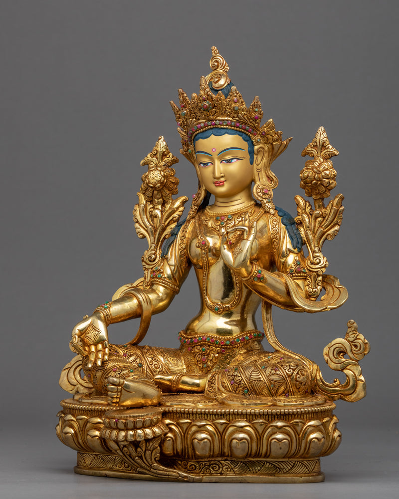 Female Buddha Sculpture | Himalayan Buddhist Artwork