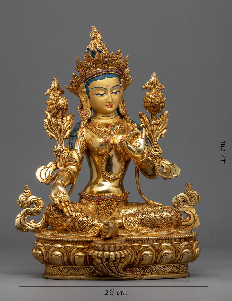 Female Buddha Sculpture | Himalayan Buddhist Artwork