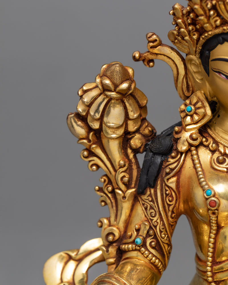 Green Tara Statue | Himalaya Buddhist Sculpture | Art of Nepal