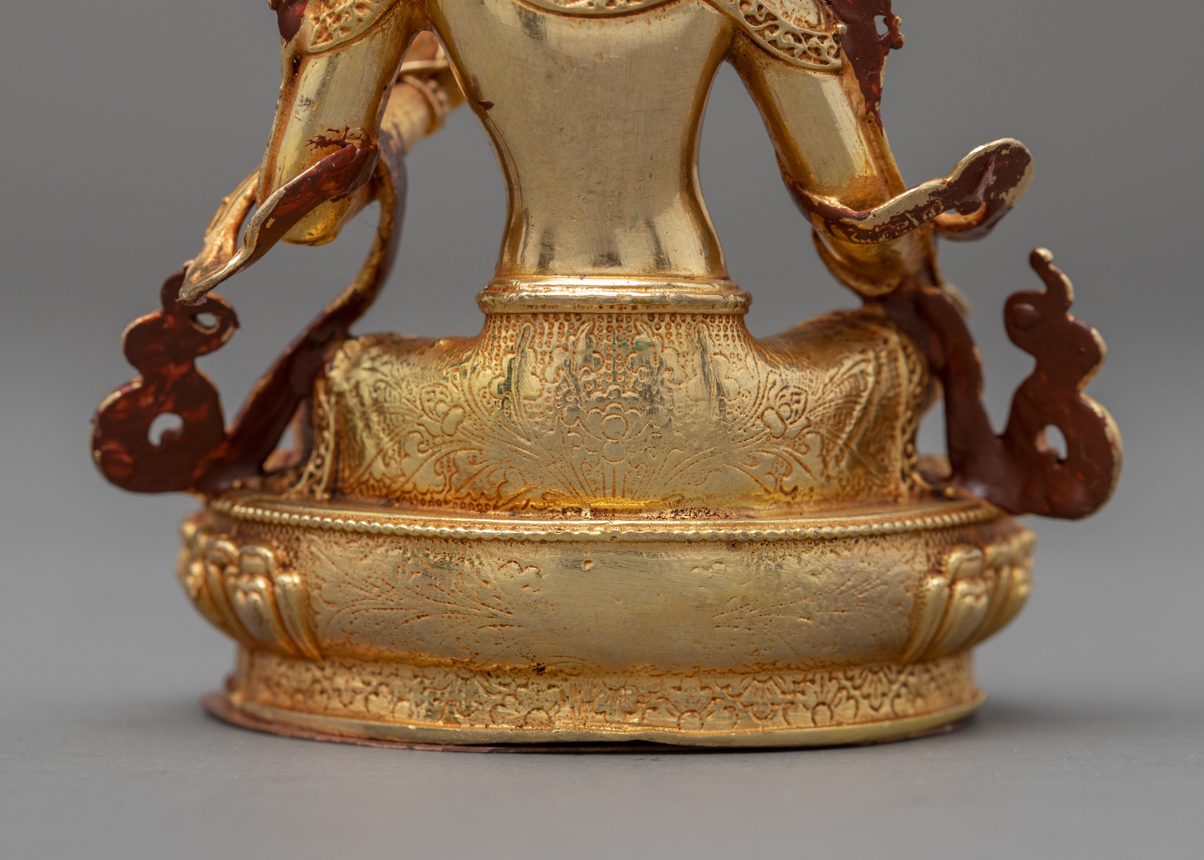 Mini Green Tara Statue | Traditional Himalayan Art of Nepal