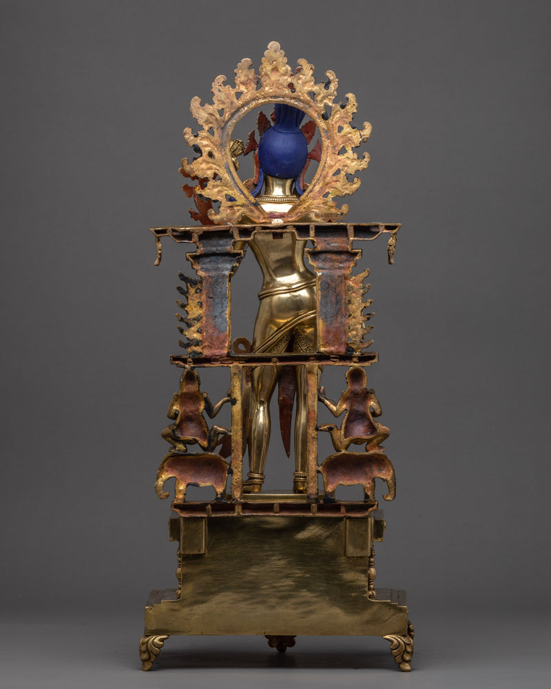 Standing Green Tara Sculpture | Tibetan Female Buddha