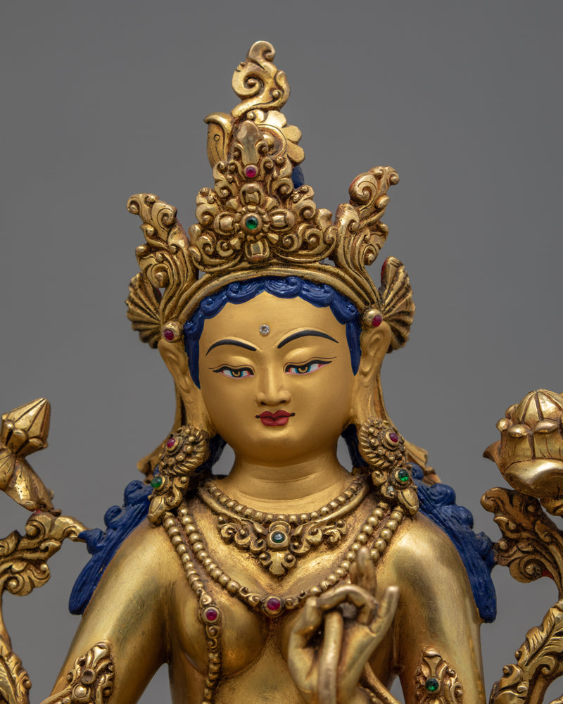 Green Tara Goddess | Meditational Deity | Buddhist Statue