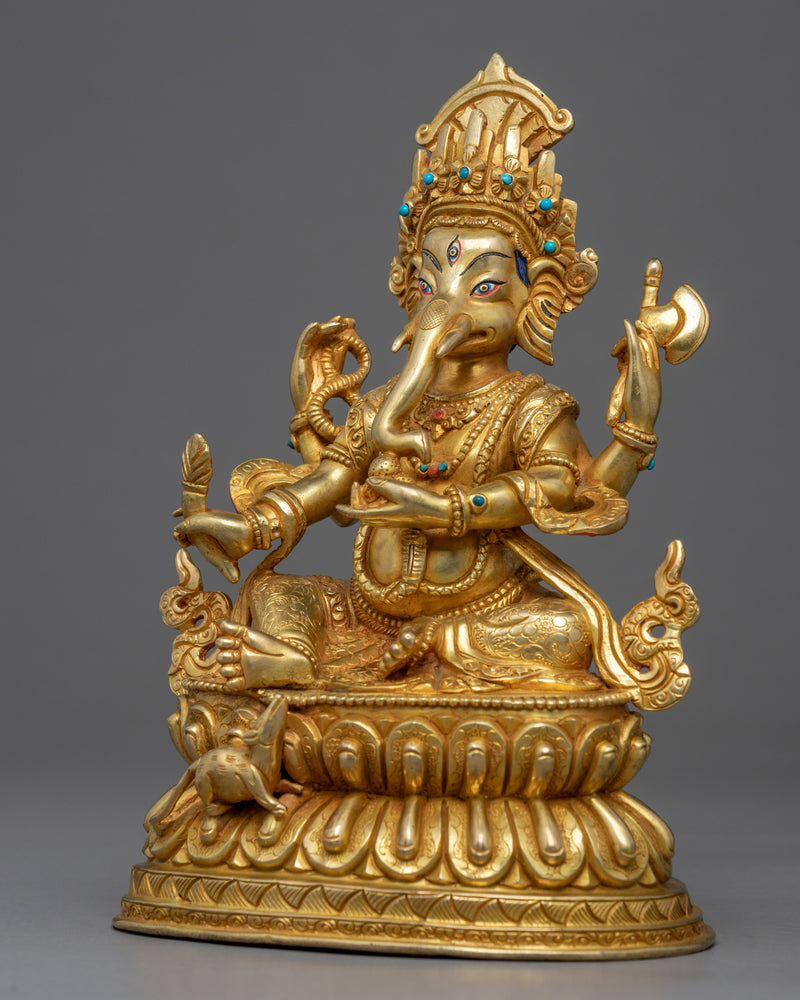 Ancient Ganesh Statue | Buddhist Deity Vināyaka