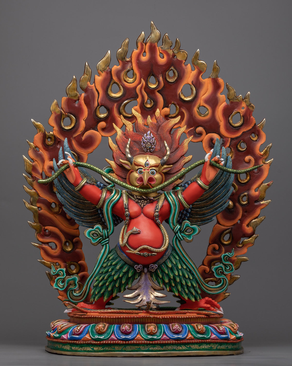 Garuda In English The Garuda - The Mighty Bird Deity in Hindu and Buddhist Mythology