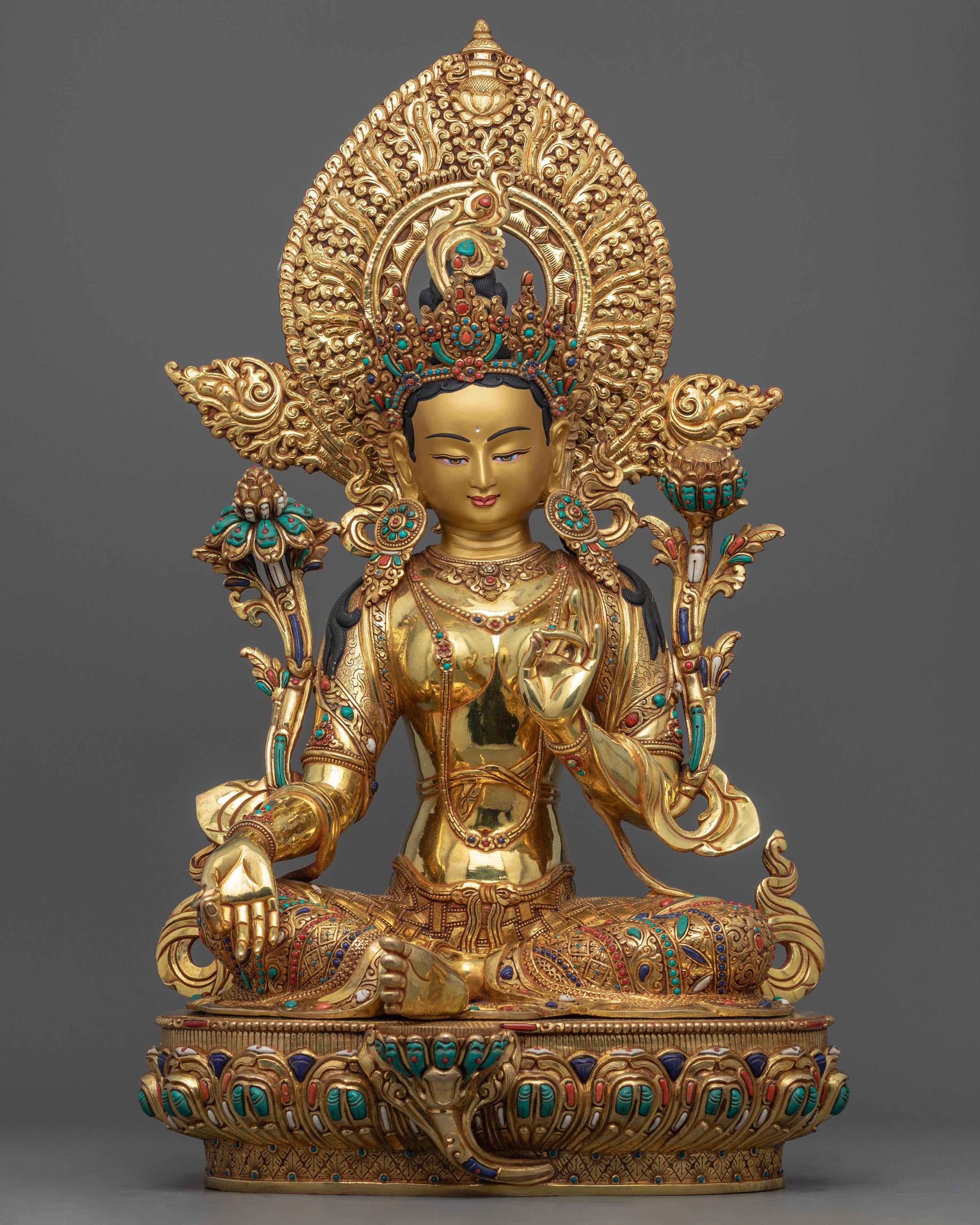 Green Tara Buddha Statue