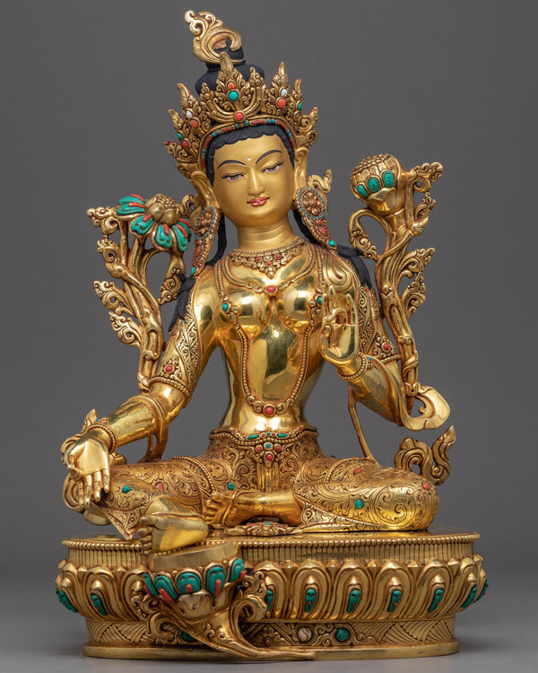 Green Tara Female Buddha |