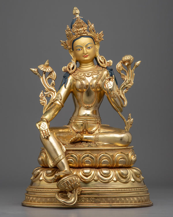 Green Tara, Bodhisattva of Compassion Statue