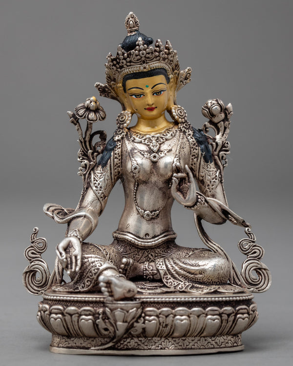 Miniature Green Tara Statue