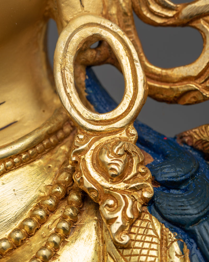 Mother Tara Statue | Traditionally Hand Carved Green Tara Art