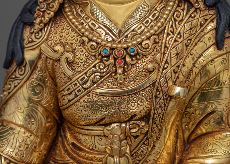 Guru Rinpoche Statue | Second Buddha | Tibetan Fine Art