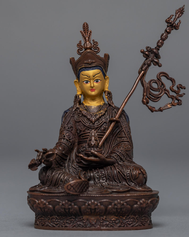 Guru Padmasambhava Copper Statue 