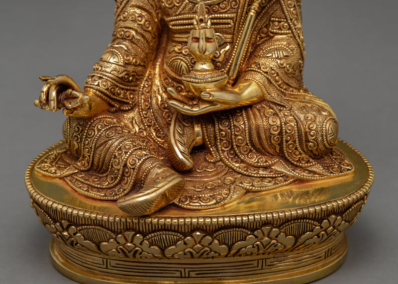 Guru Rinpoche (Precious Guru) Statue | Tibetan Buddhist Art