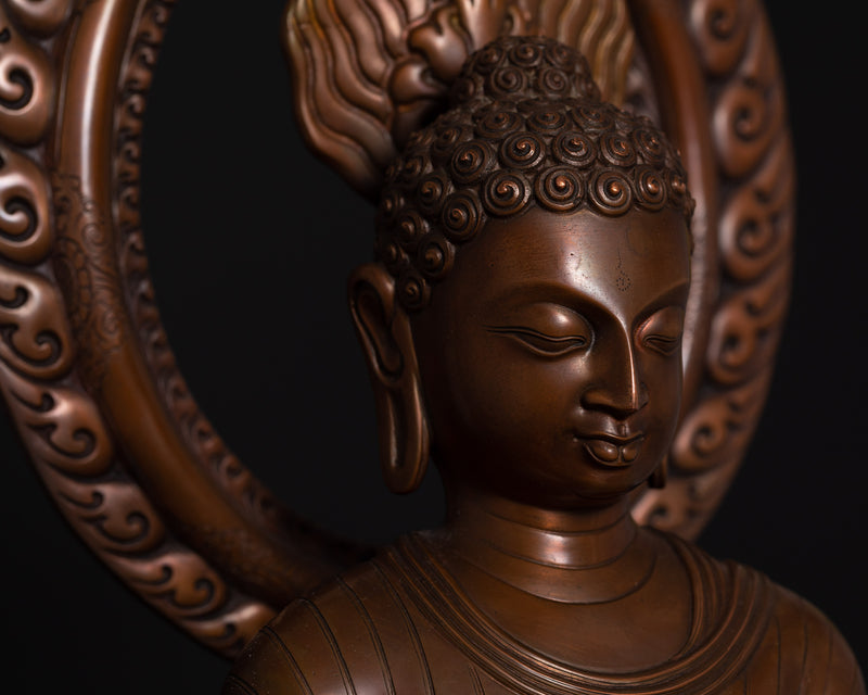 Standing Buddha Statue | Hand-Carved Fine Artwork | Gautama Buddha