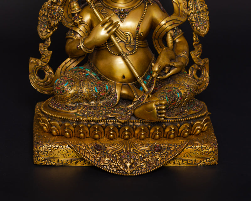 Dzambhala (Jambhala) Statue | Tibetan Wealth and Fortune deity