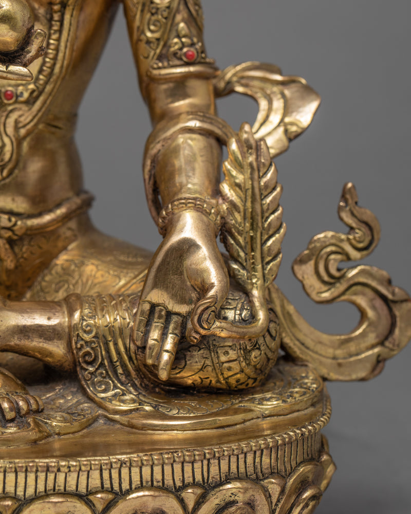Ksitigarbha Statue |  Traditional Bodhisattva Sculpture | Womb Of The Earth