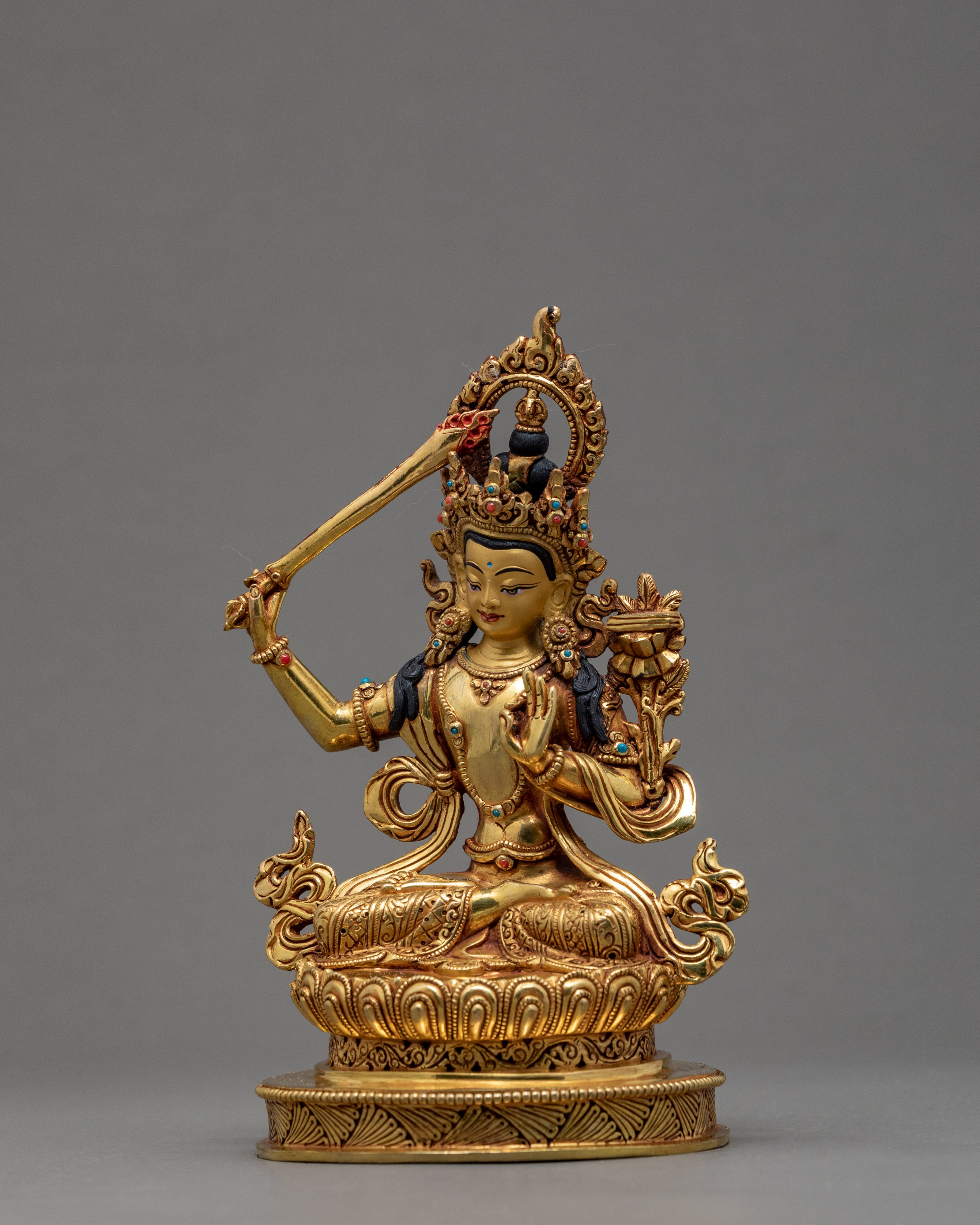 Manjushri Bodhisattva | Himalayan Buddhism Statue | Infinite wisdom