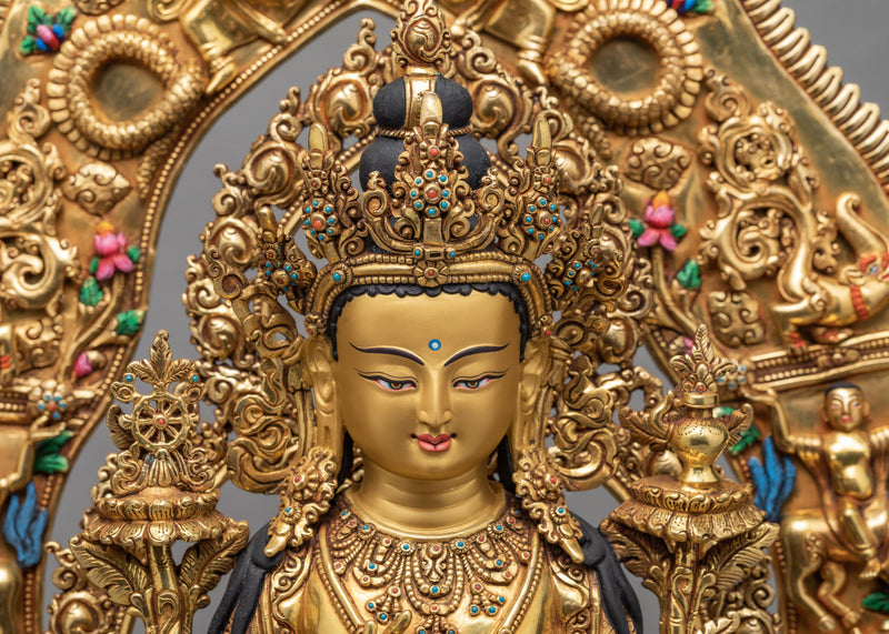 Maitreya Buddha Statue | Himalayan Buddhist Art