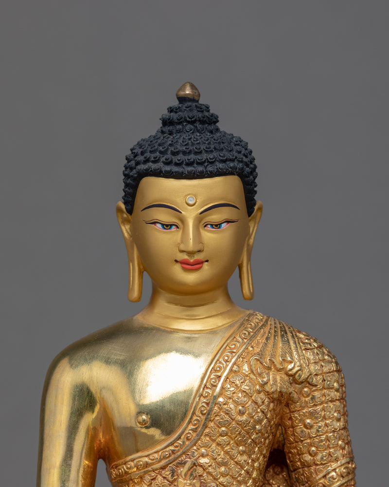 Medicine Buddha Sculpture | Traditional Hand Carved Statue