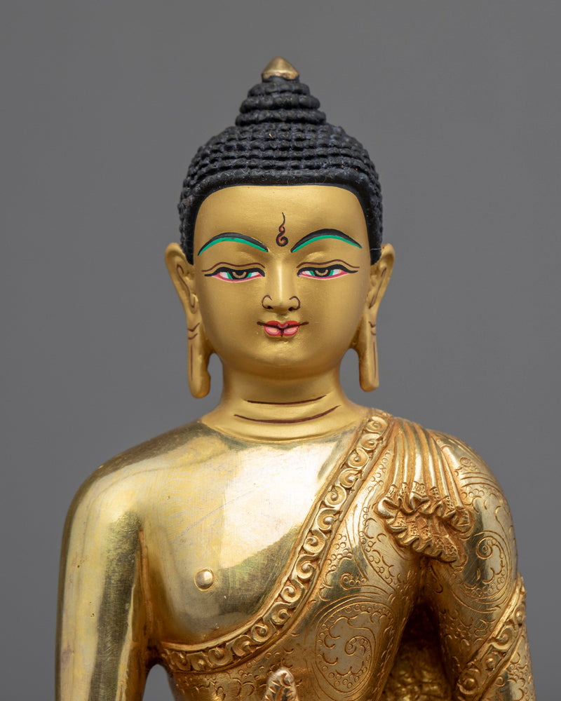 Blue Medicine Buddha Statue | Hand Craved Medicine Buddha Artwork