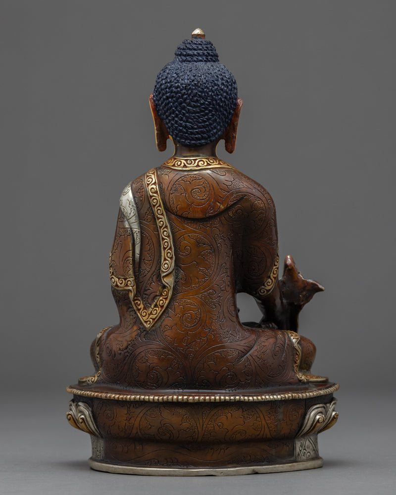 Medicine Buddha Healing Buddha Sculpture | Tibetan Buddhist Deity