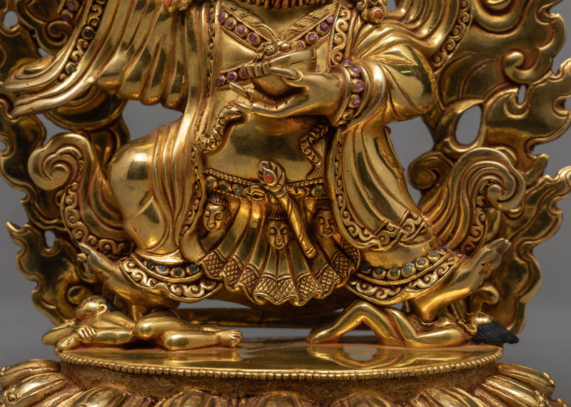 Mahakala  Bernagchen | Gold Plated Mahakala Statue